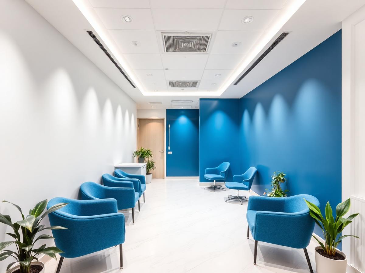 Premium dental clinic reception
