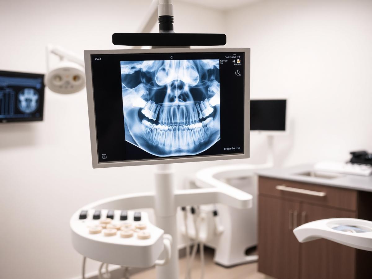 Digital dental X-ray screen