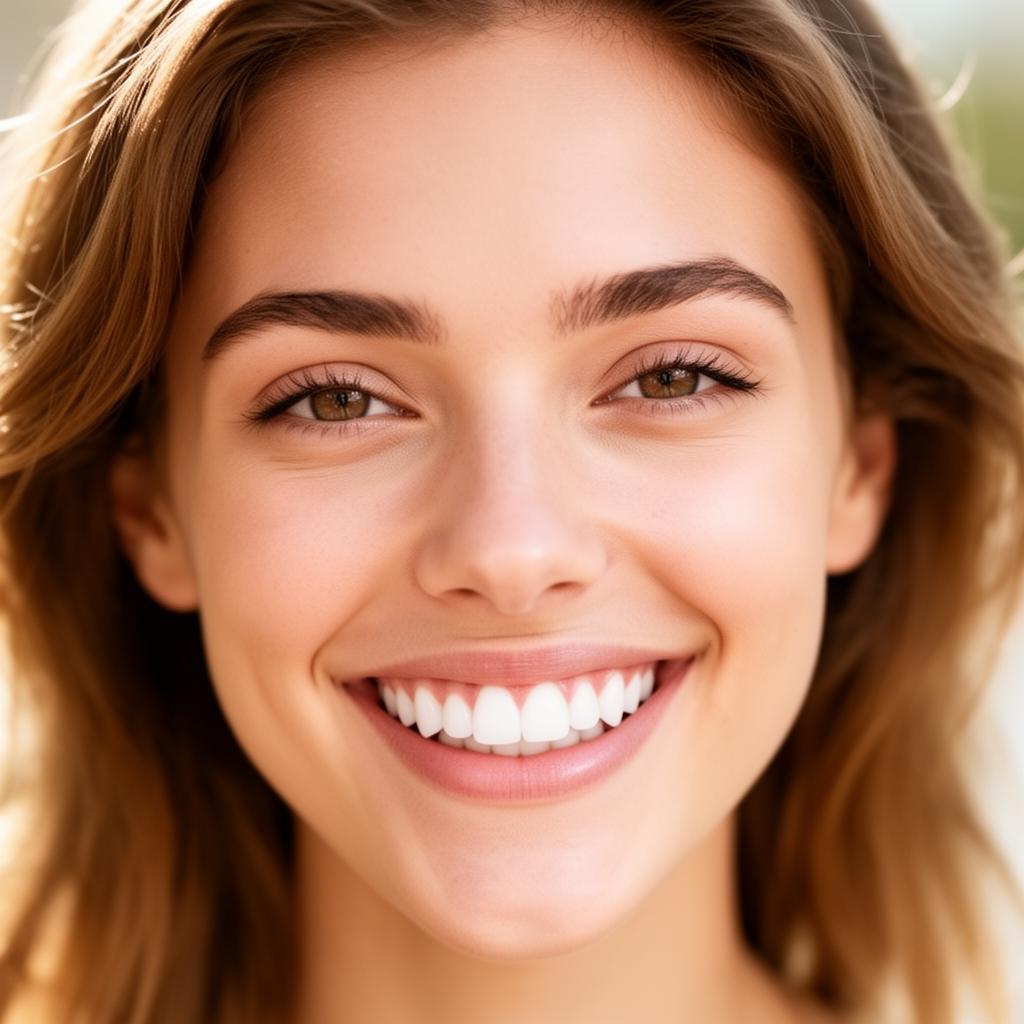 Happy smiling patient